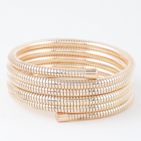Multi Snake Chain Wrap Bracelet - Picture 1 of 4